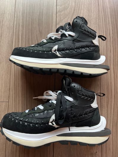 Jean-Paul Gaultier × sacai × Nike Vapor Waffle "Black/Black-White"