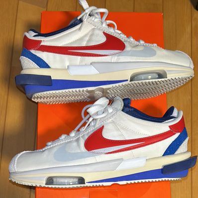 sacai × Nike Zoom Cortez "White and University Red"