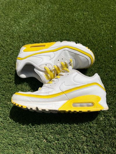 UNDEFEATED × Nike Air Max 90 "White Optic Yellow"