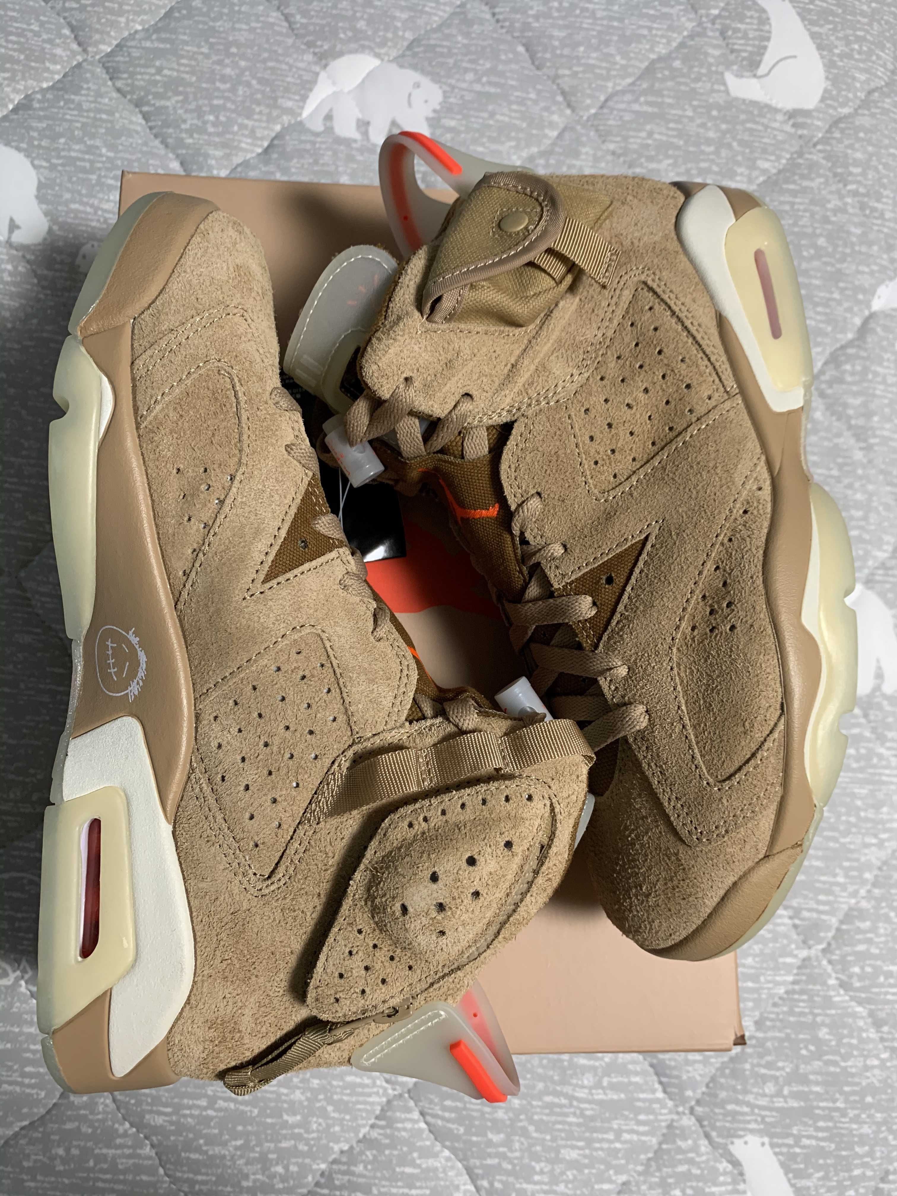 Travis Scott × Nike Air Jordan 6 "British Khaki"