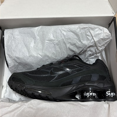 Supreme × Nike Shox Ride 2 "Black/Black-White"