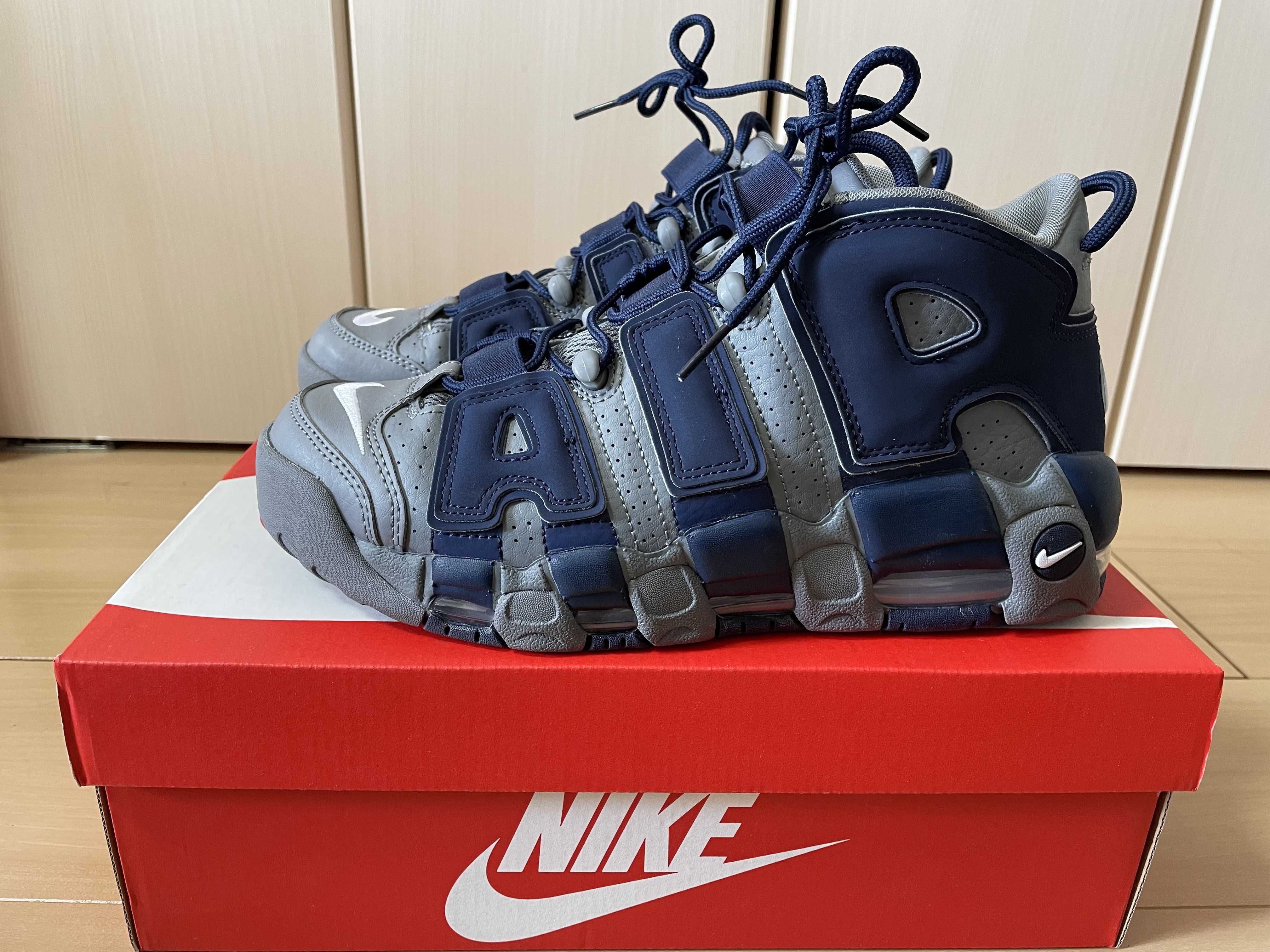 Nike Air More Uptempo '96 "Cool Grey/White/Midnight Navy"