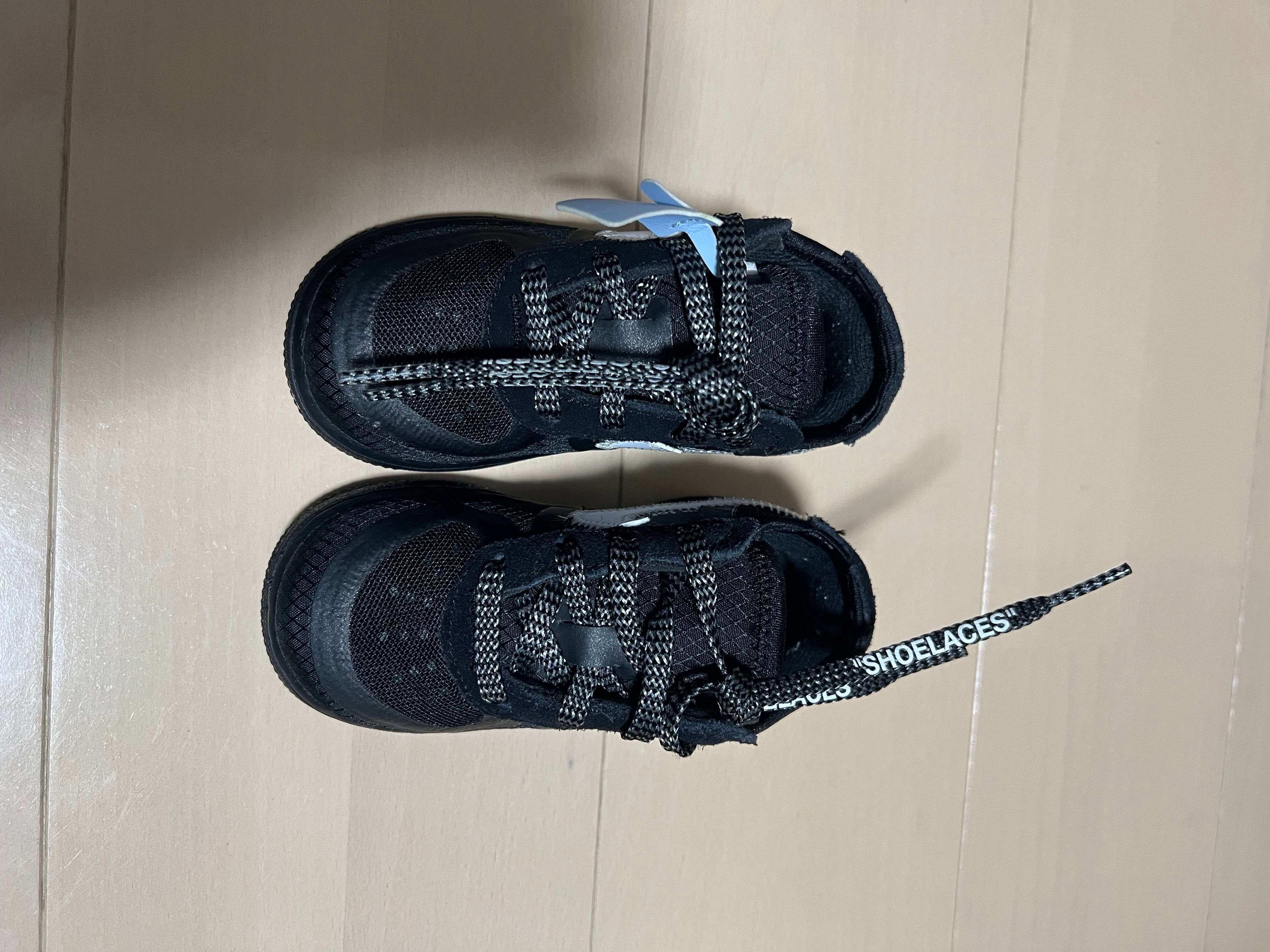 Off-White × Nike TD Air Force 1 Low "Black/White"