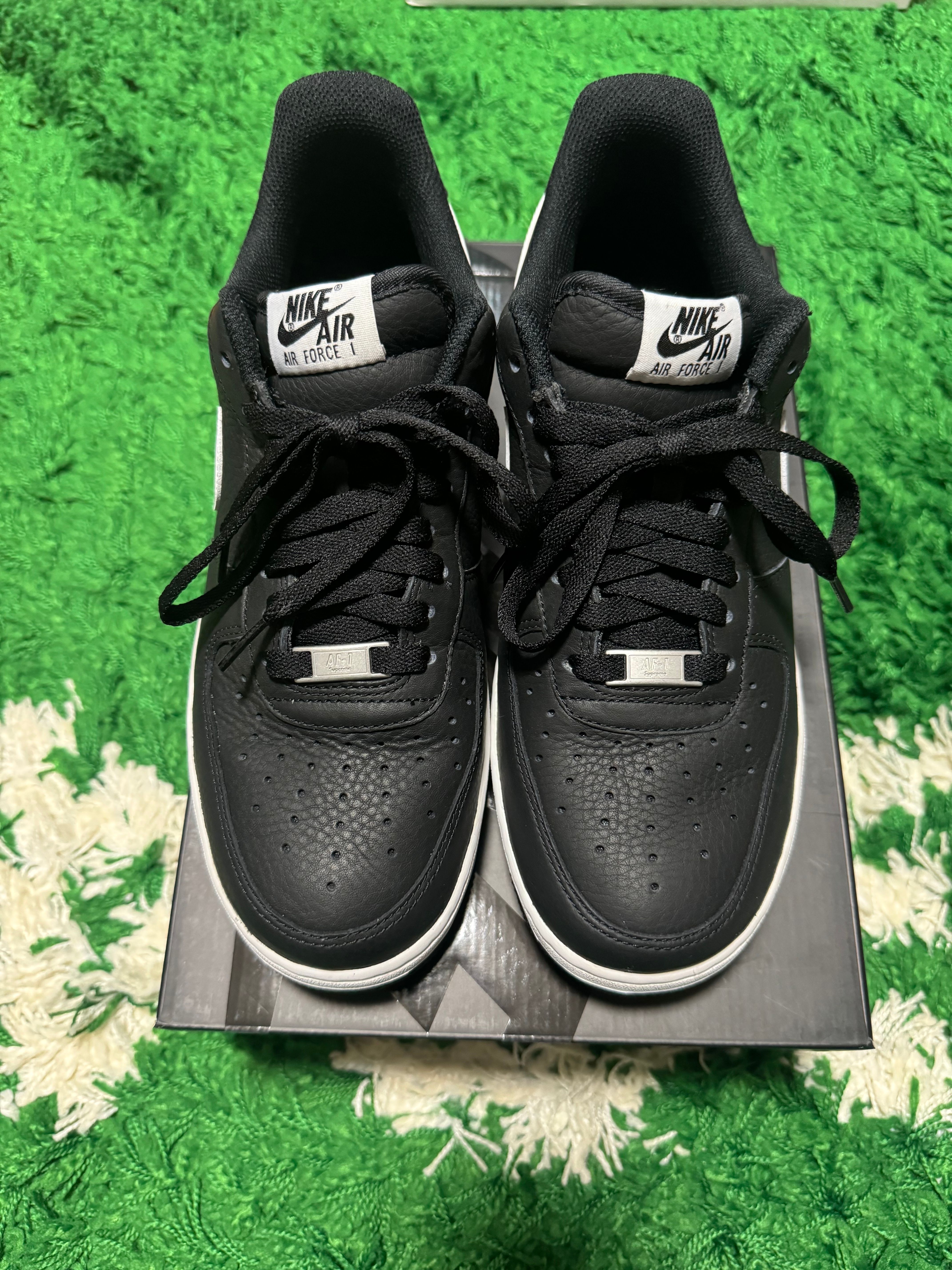 Supreme × COMME des GARCONS SHIRT × Nike Air Force 1 Low "Black/White" (2018)