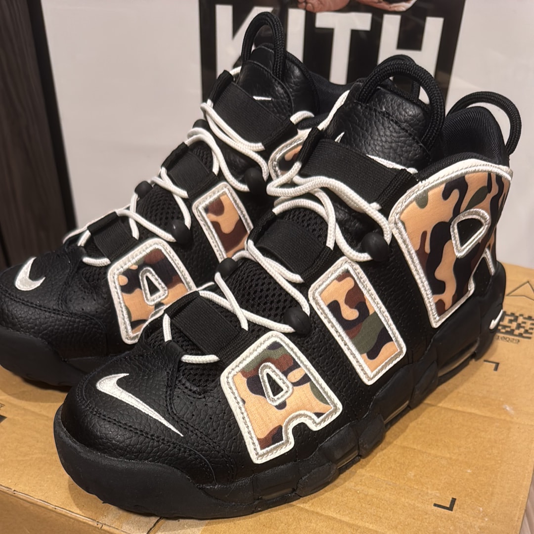 NIKE AIR MORE UPTEMPO "BLACK CAMO"