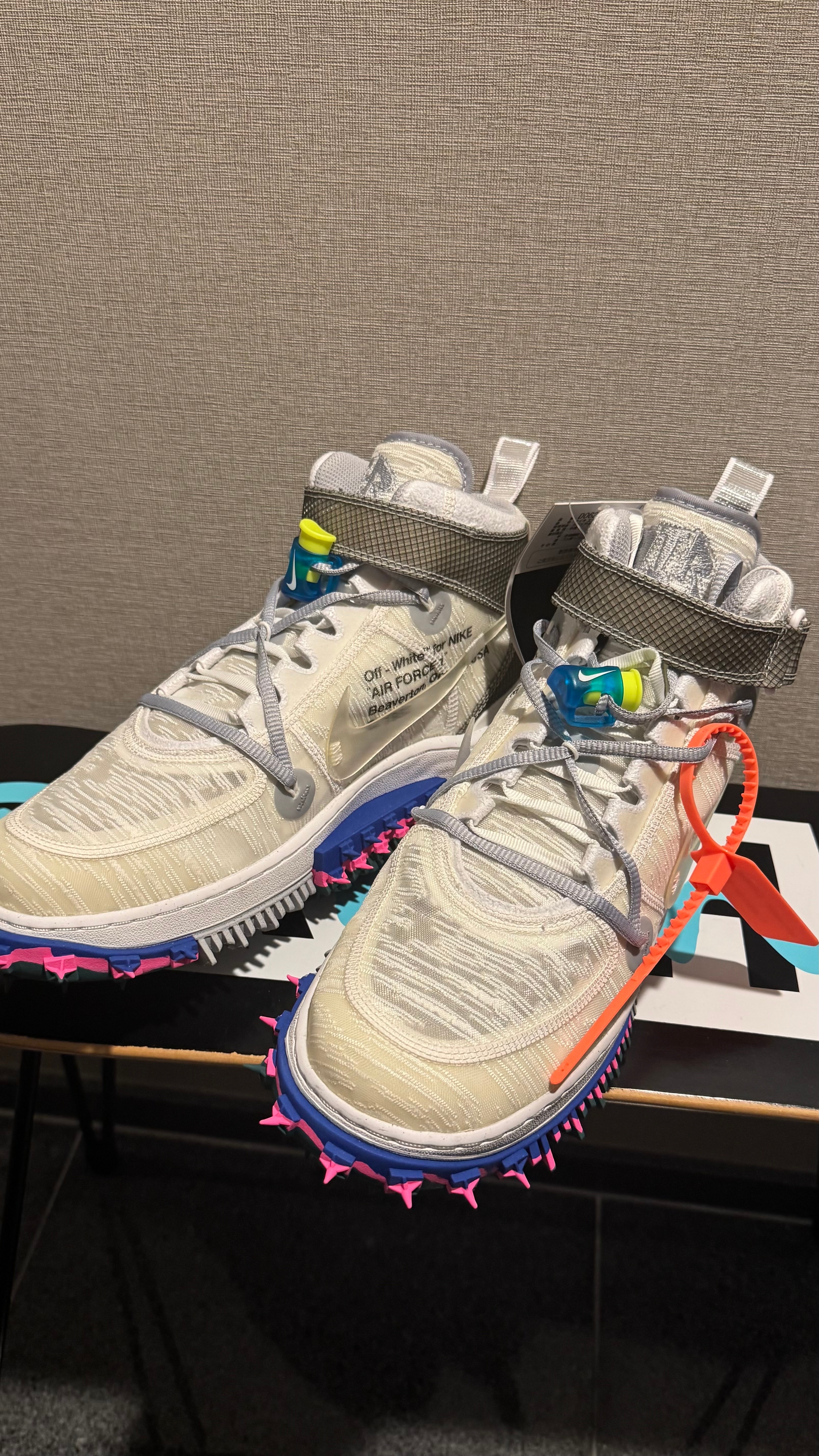 Off-White × Nike Air Force 1 Mid "White"