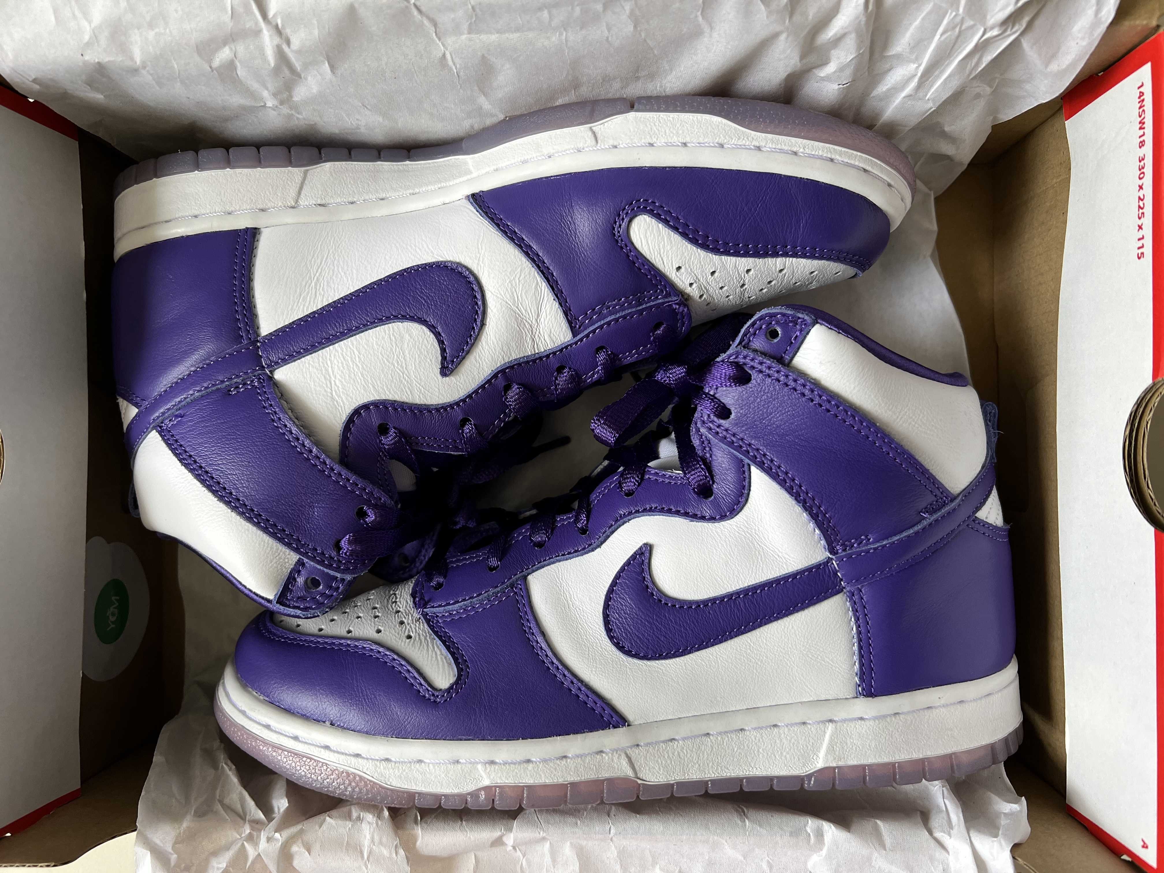 NIKE DUNK HIGH Women's "VARSITY PURPLE"