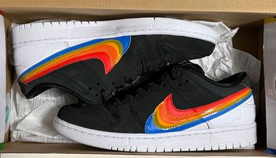 Polaroid × Nike SB Dunk Low Pro QS "Black/White"