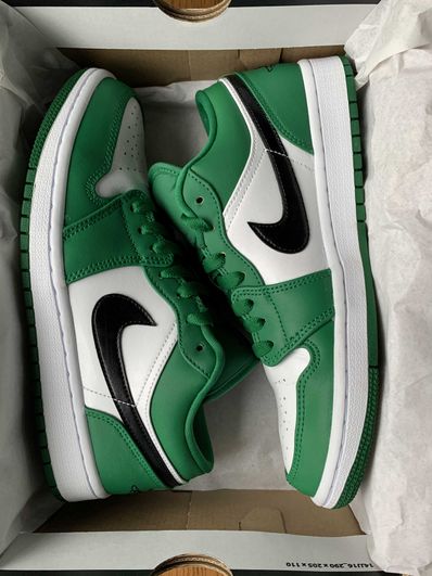 Nike Air Jordan 1 Low "Pine Green/White"