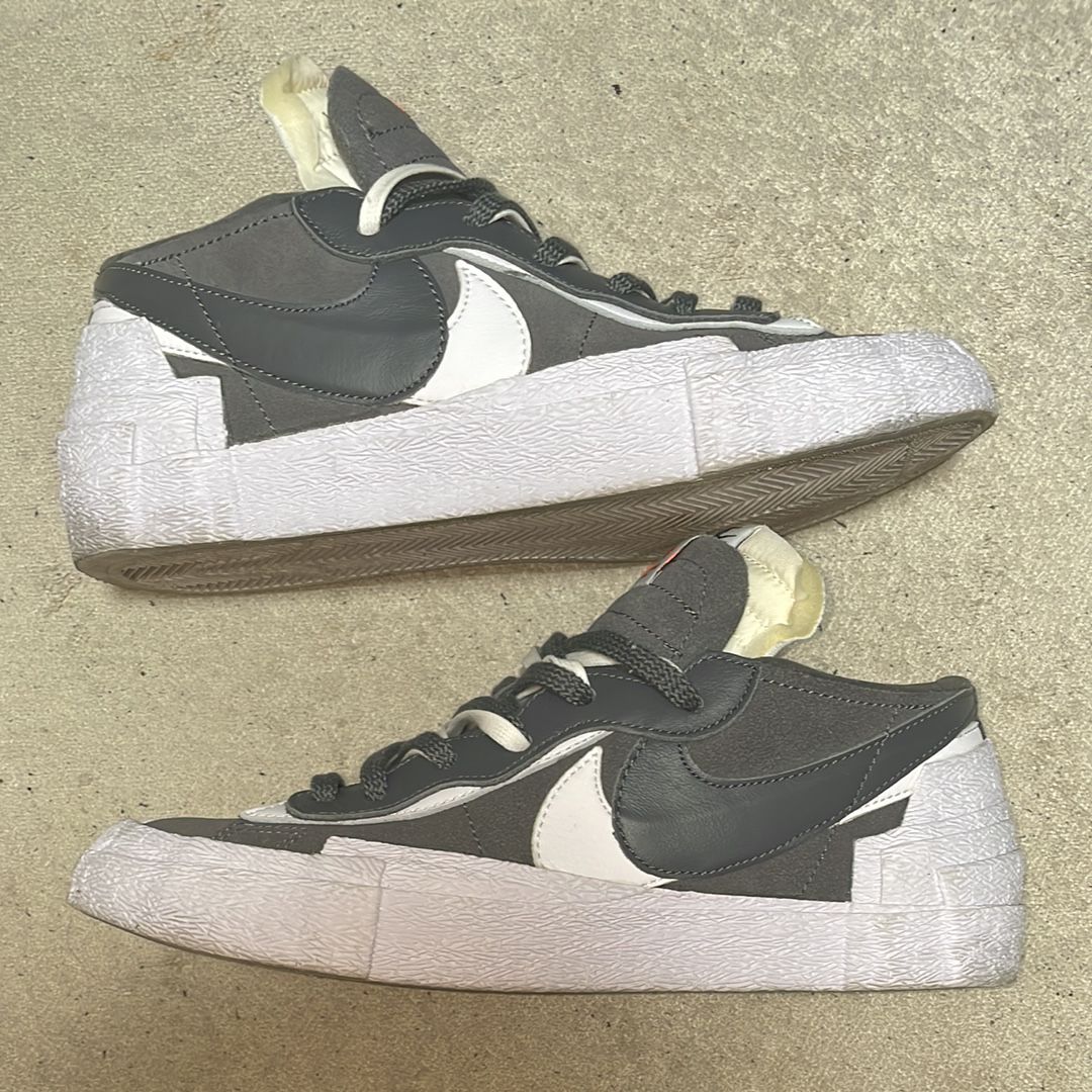 Sacai × Nike Blazer Low "Iron Grey"