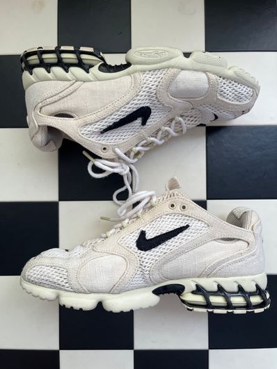 Stussy × Nike Air Zoom Spiridon CG 2 "Fossil/Black"