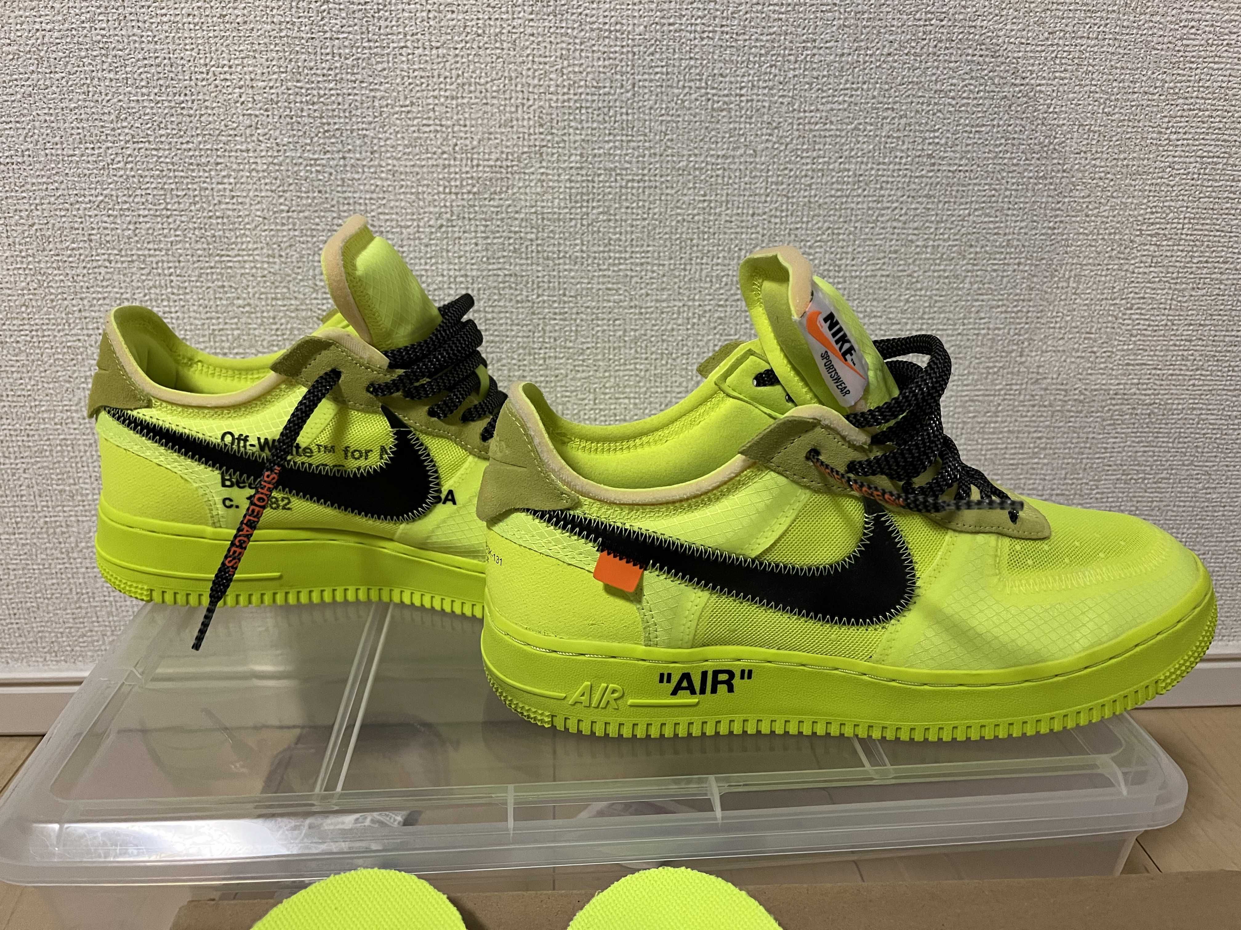 Off-White × Nike Air Force 1 Low "Volt"