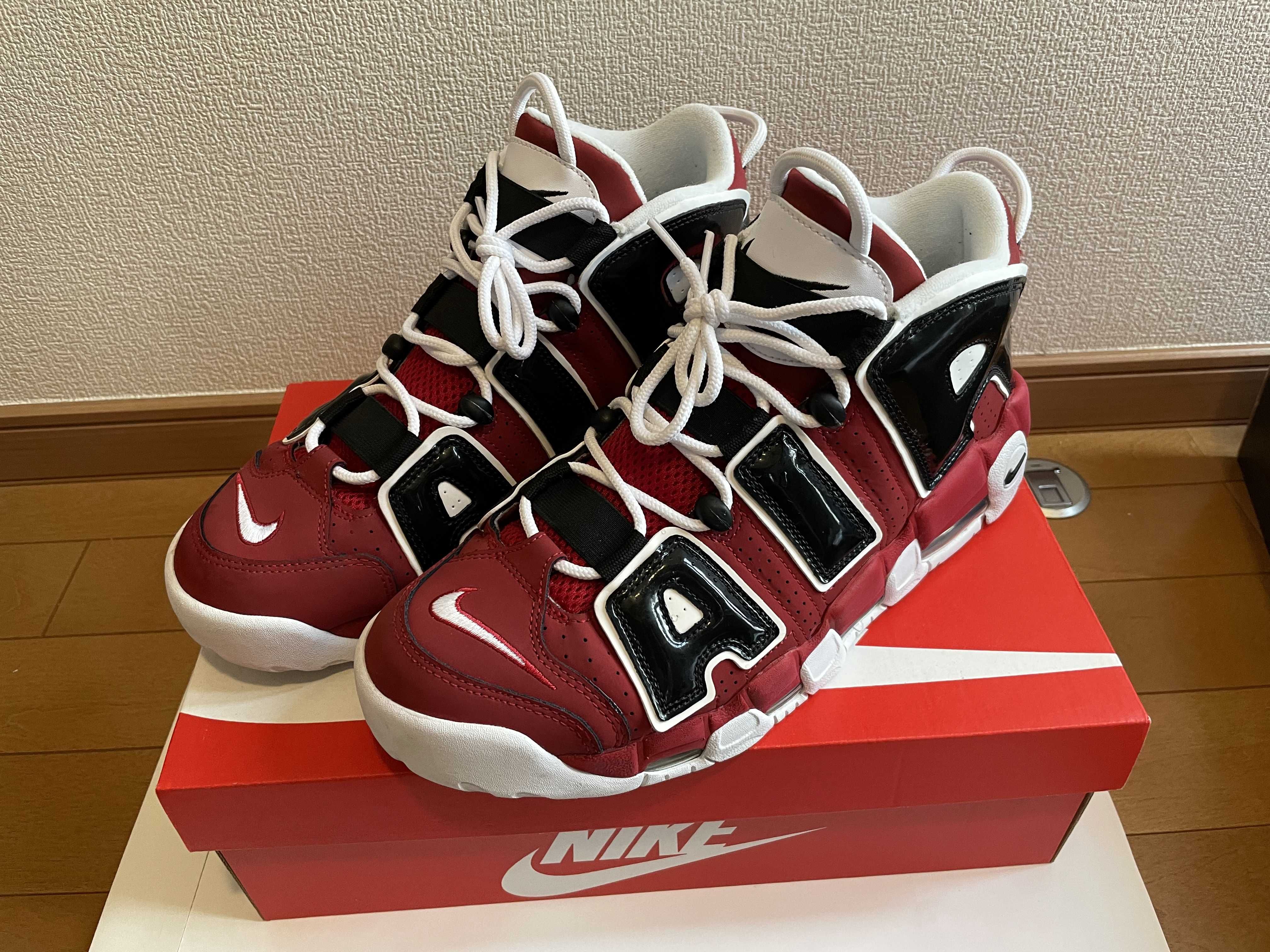 Nike Air More Uptempo ’96 "Black and Varsity Red" (2021) 