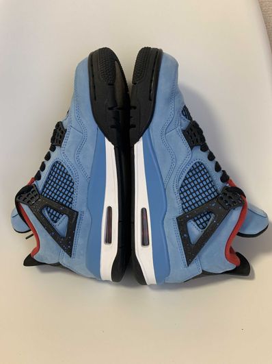 Travis Scott × Nike Air Jordan 4 Retro Cactus Jack "University Blue"