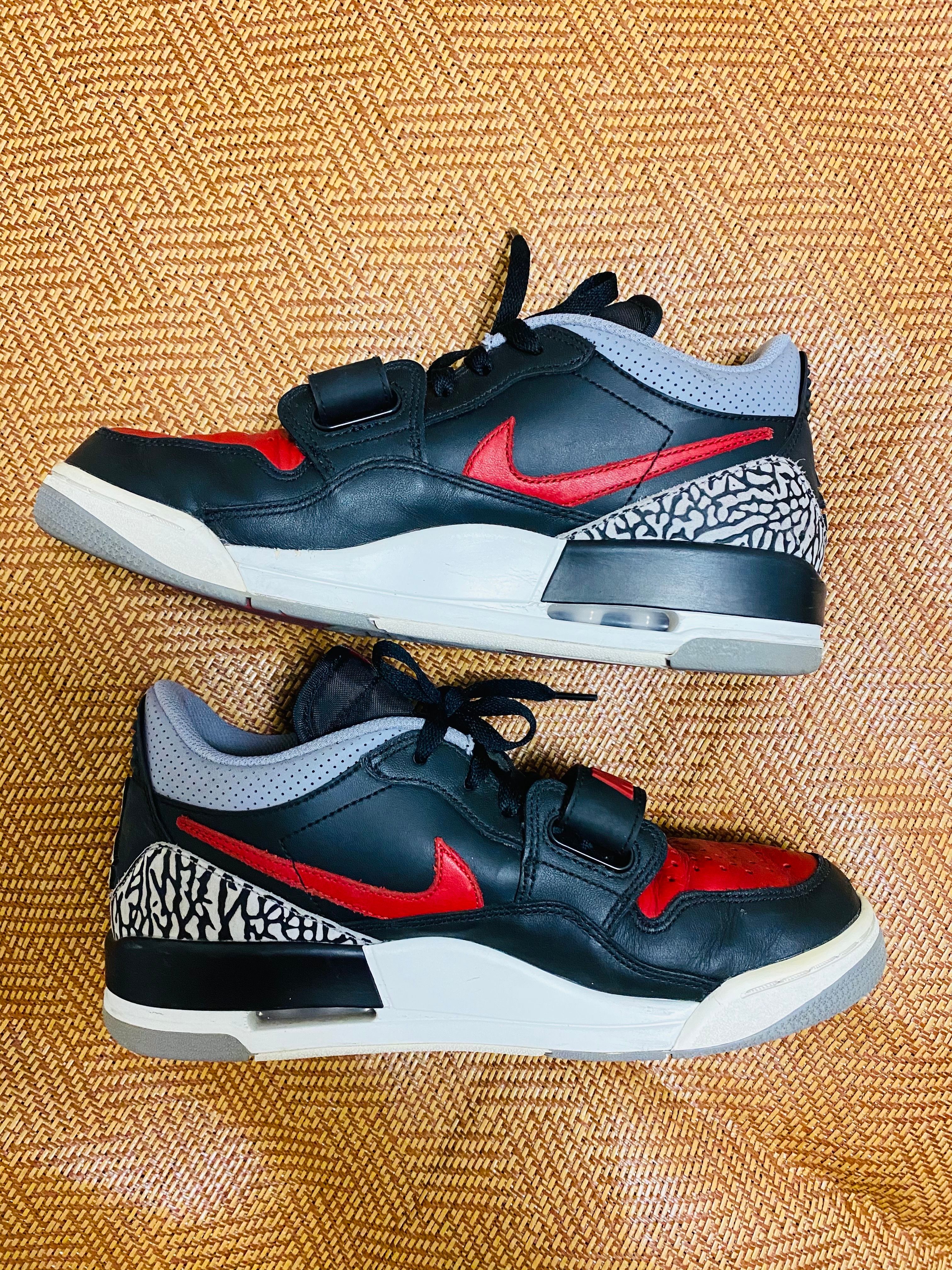NIKE AIR JORDAN LEGACY 312 LOW BLACK/UNIVERSITY RED