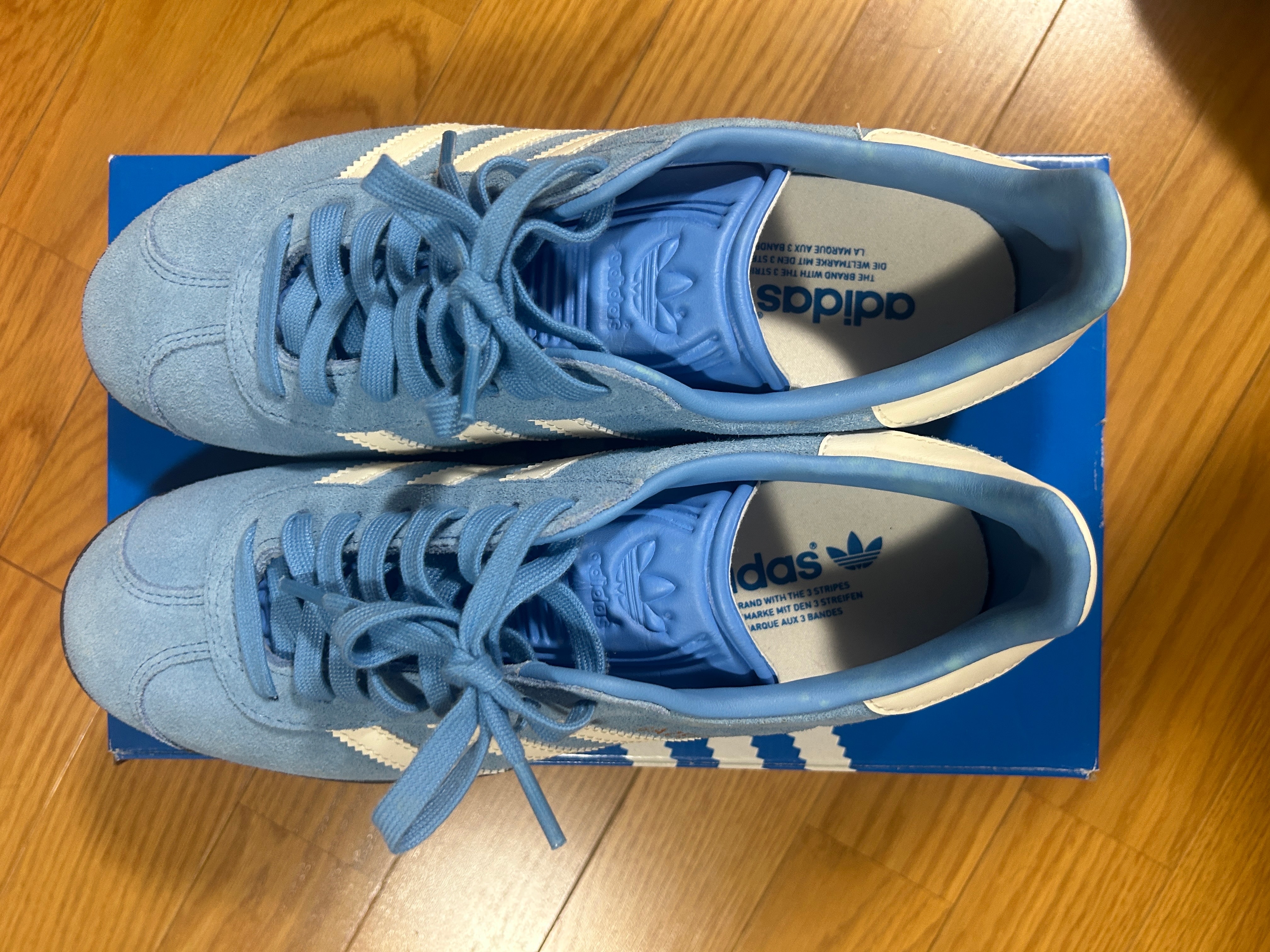 adidas Gazelle "Sky Blue/White/Gum"