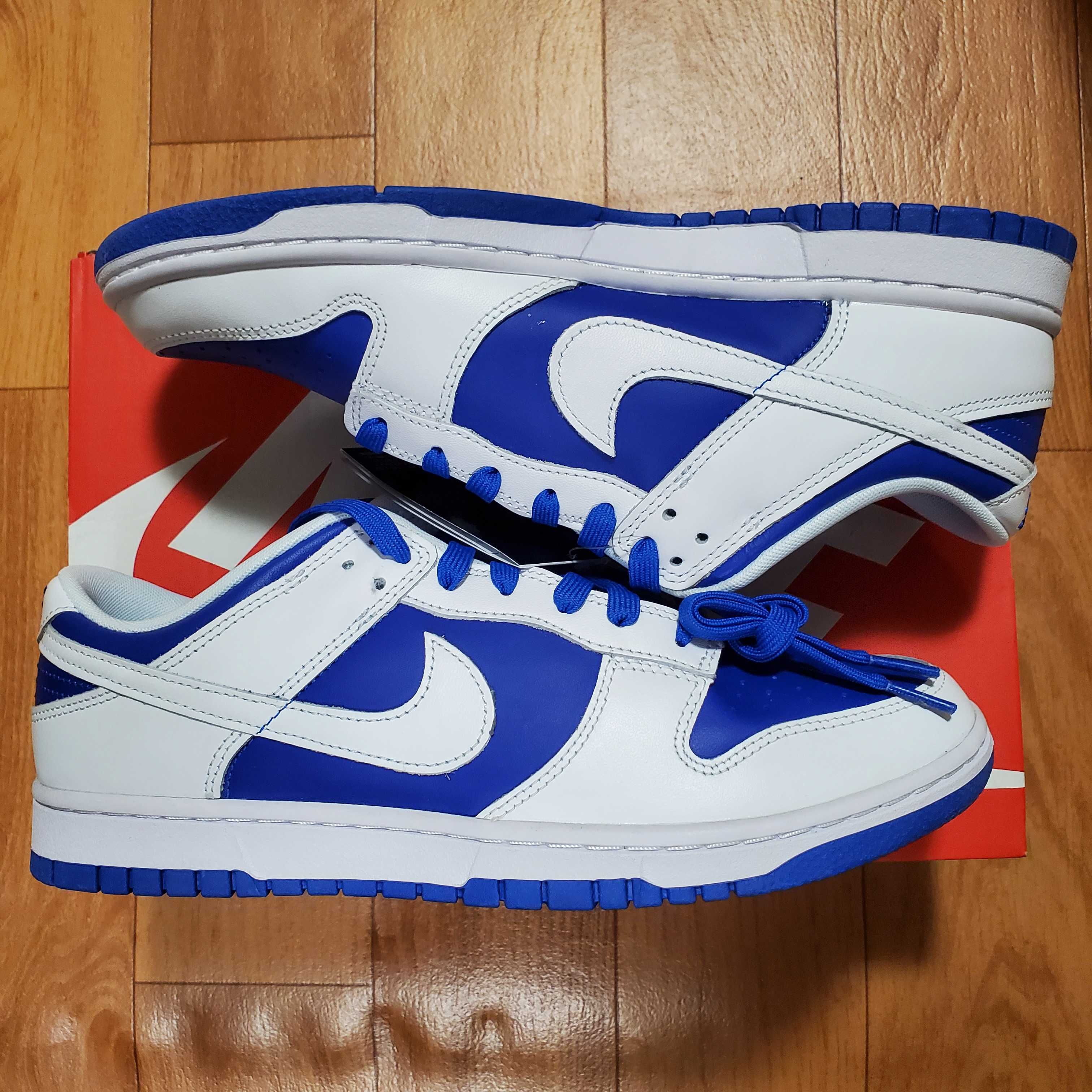 Nike Dunk Low Retro "Racer Blue and White"