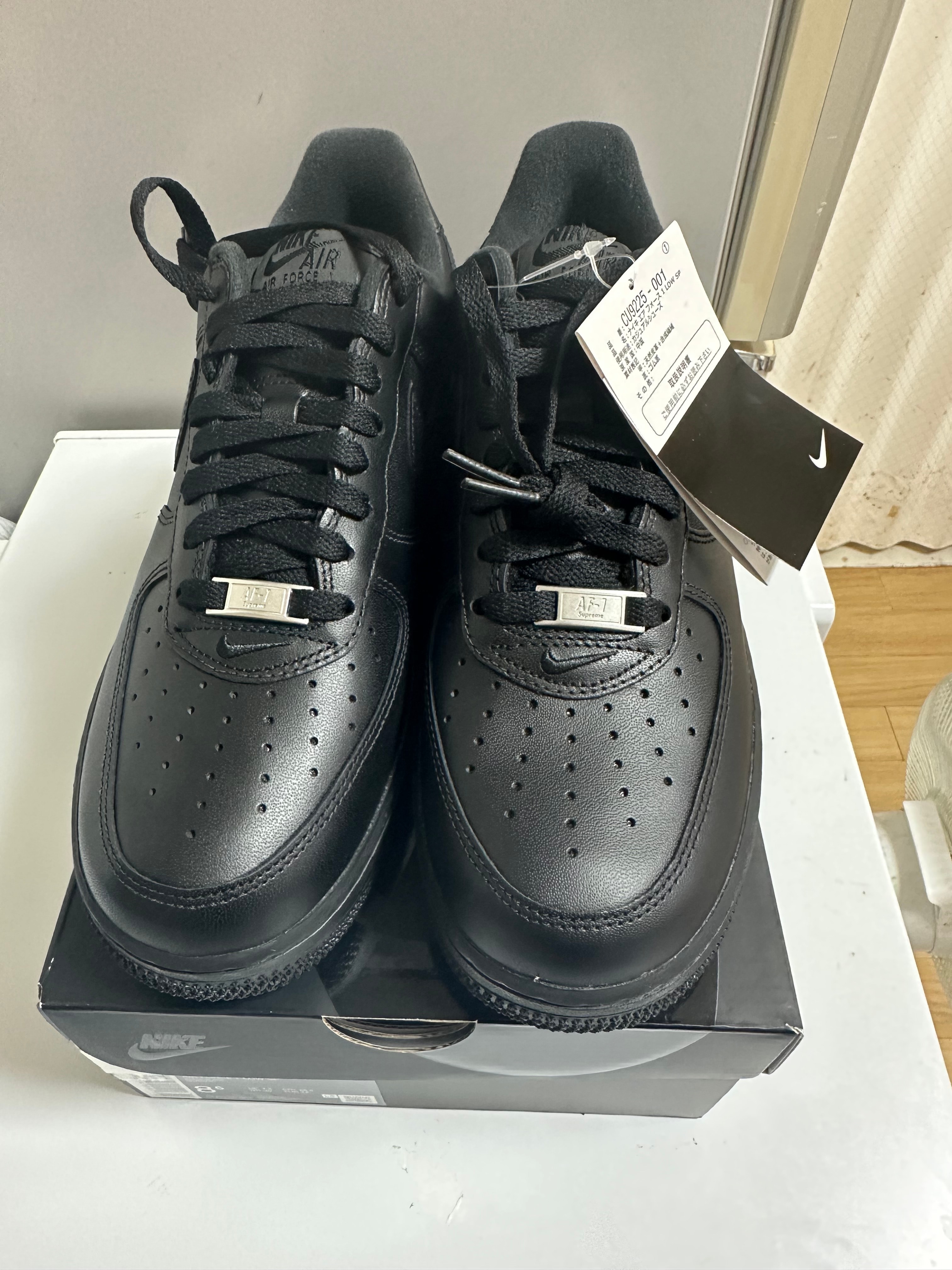 Supreme × Nike Air Force 1 Low "Black"