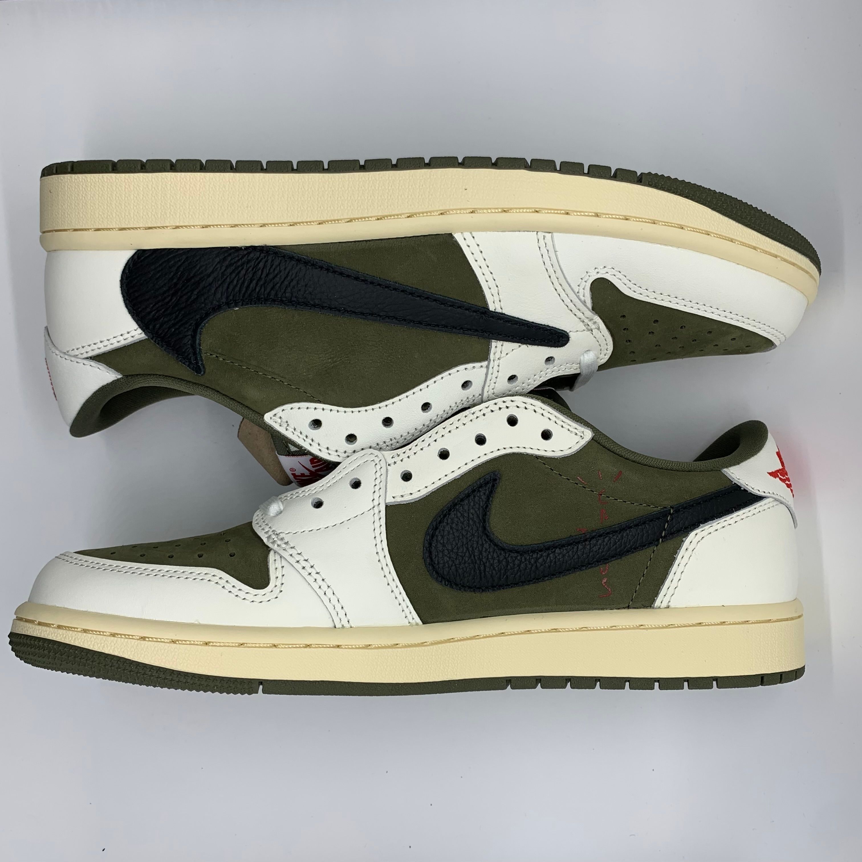 Travis Scott × Nike Air Jordan 1 Low OG SP "Reverse Olive"