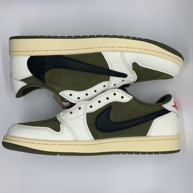 Travis Scott × Nike Air Jordan 1 Low OG SP "Reverse Olive"