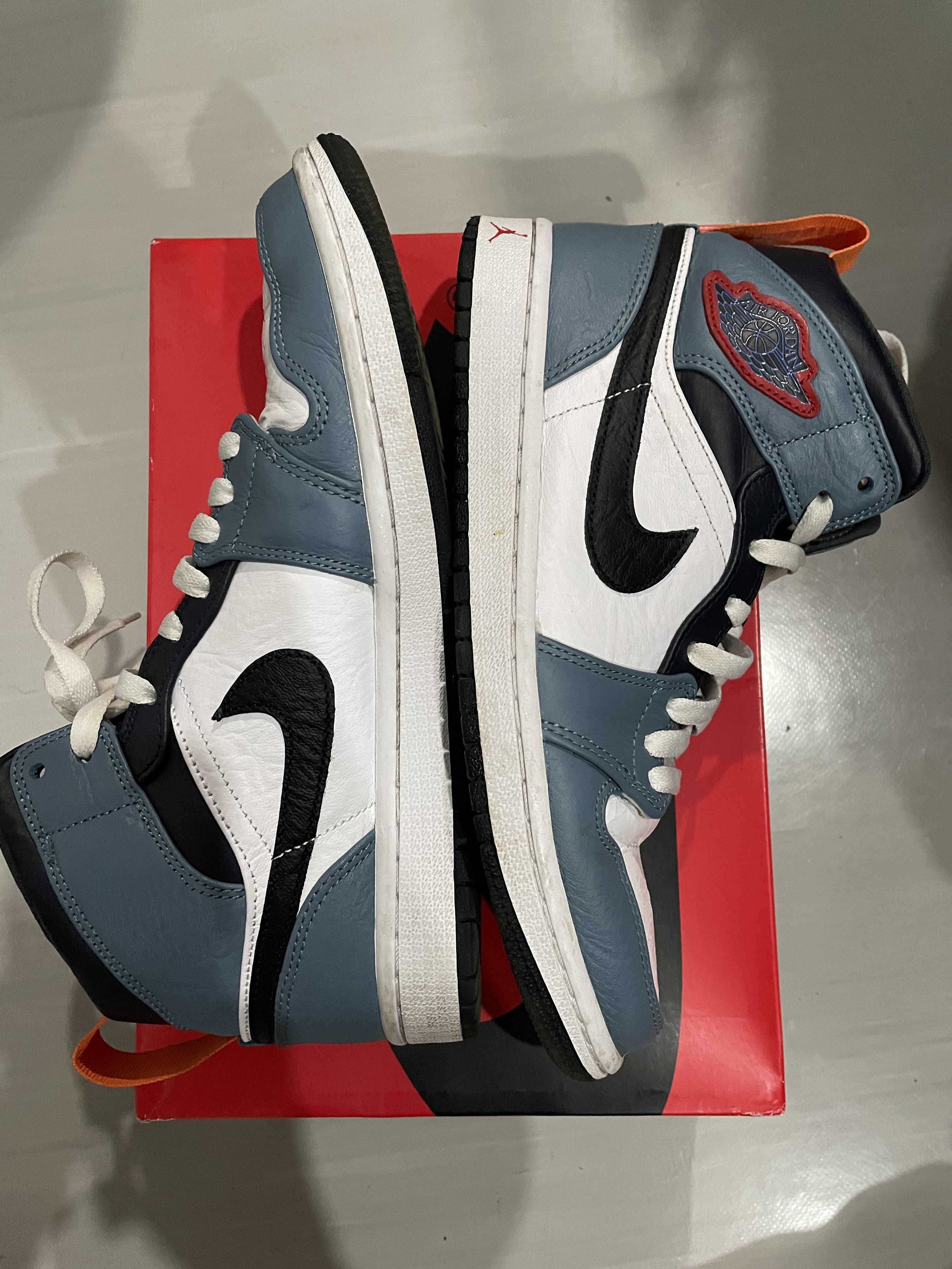 FACETASM × Nike Air Jordan 1 Mid "White/Navy"