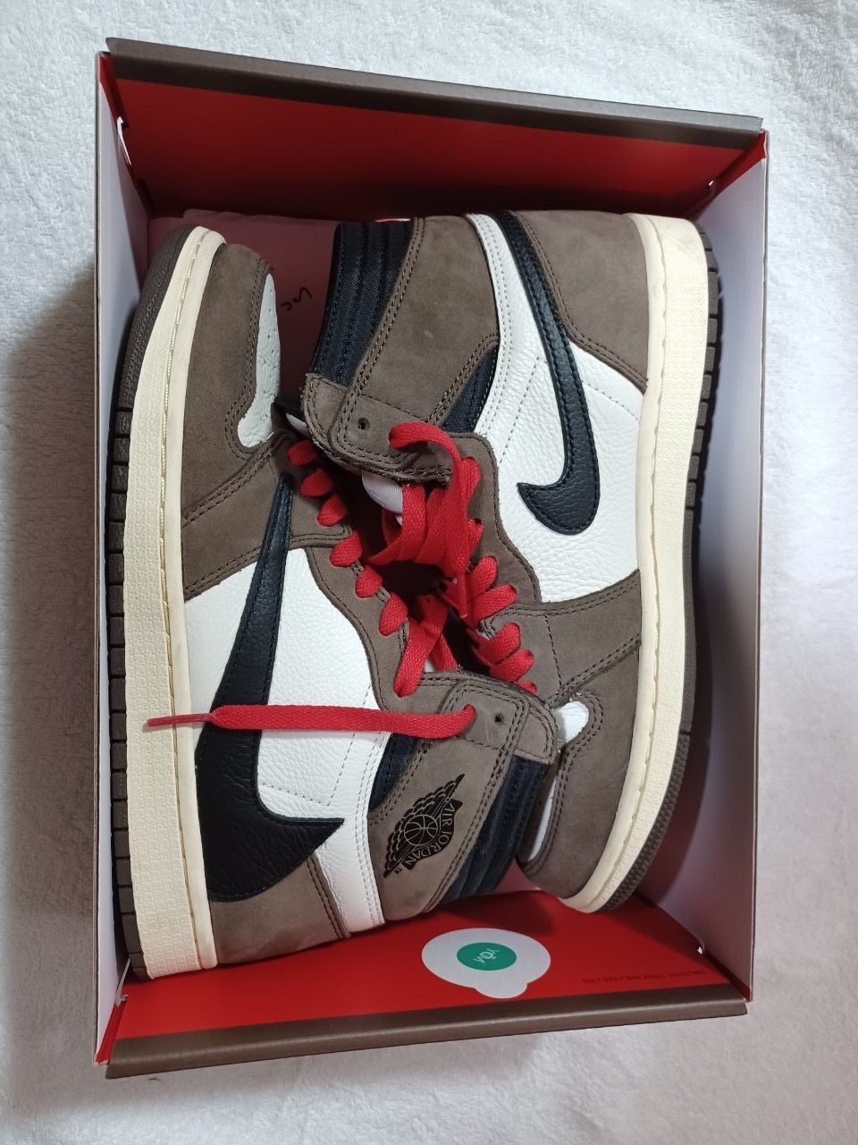 Travis Scott × Nike Air Jordan 1 Retro High OG TS SP "Sail/Dark Mocha"