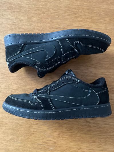 Travis Scott × Nike Air Jordan 1 Low OG SP "Black Phantom"