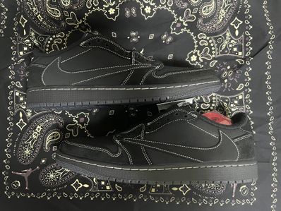 Travis Scott × Nike Air Jordan 1 Low OG SP "Black Phantom"