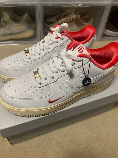 KITH × Nike Air Force 1 Low "White/Red"