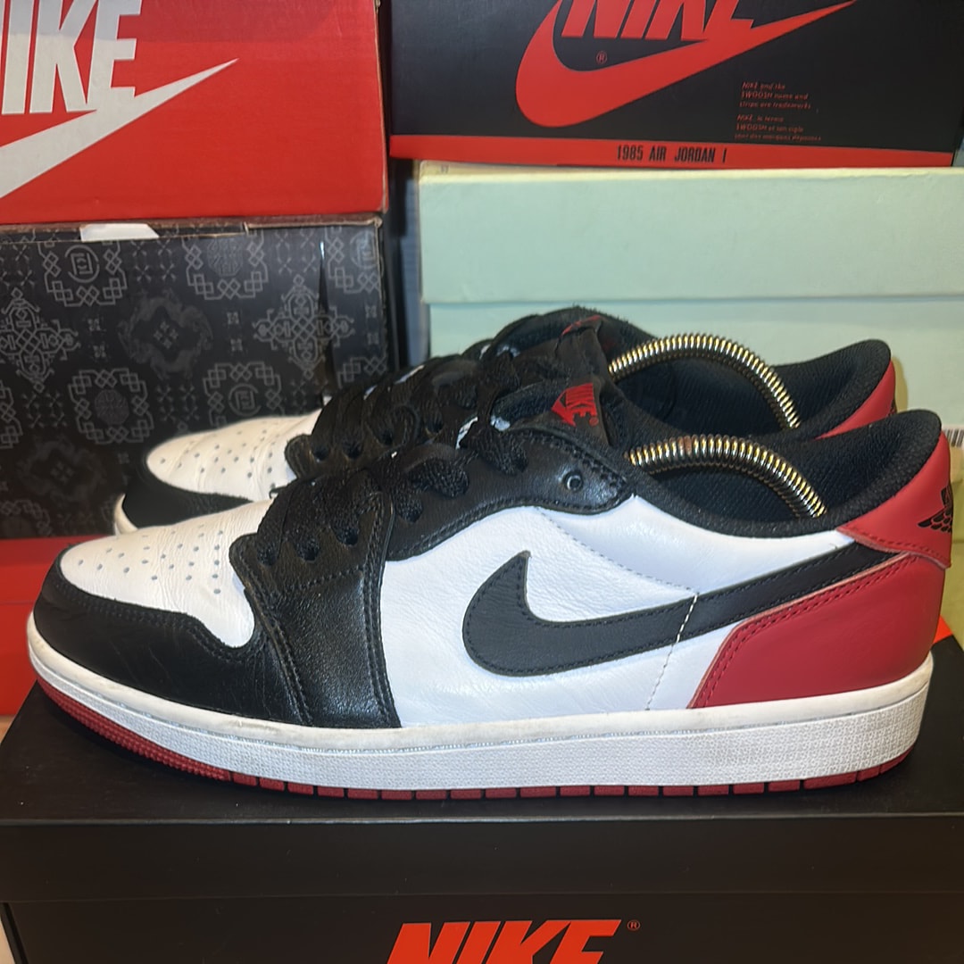 Nike Air Jordan 1 Retro Low OG "Black Toe"