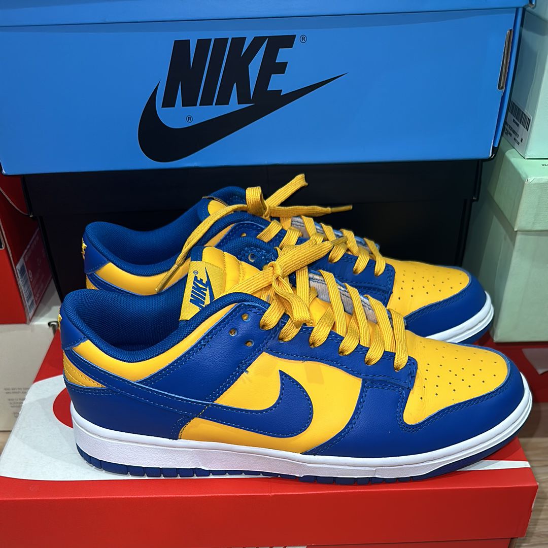 Nike Dunk Low "Blue Jay and University Gold"