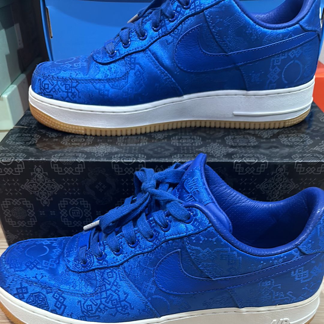CLOT × Nike Air Force 1 Low "Blue"
