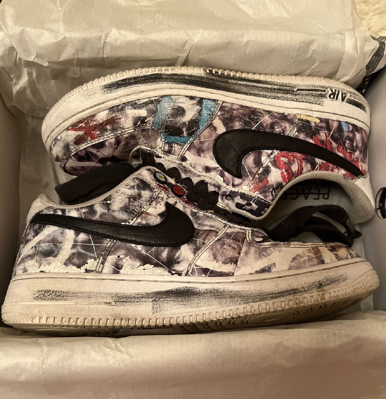 PEACEMINUSONE × Nike Air Force 1 Low "Para-noise/White/Black" / G-DRAGON