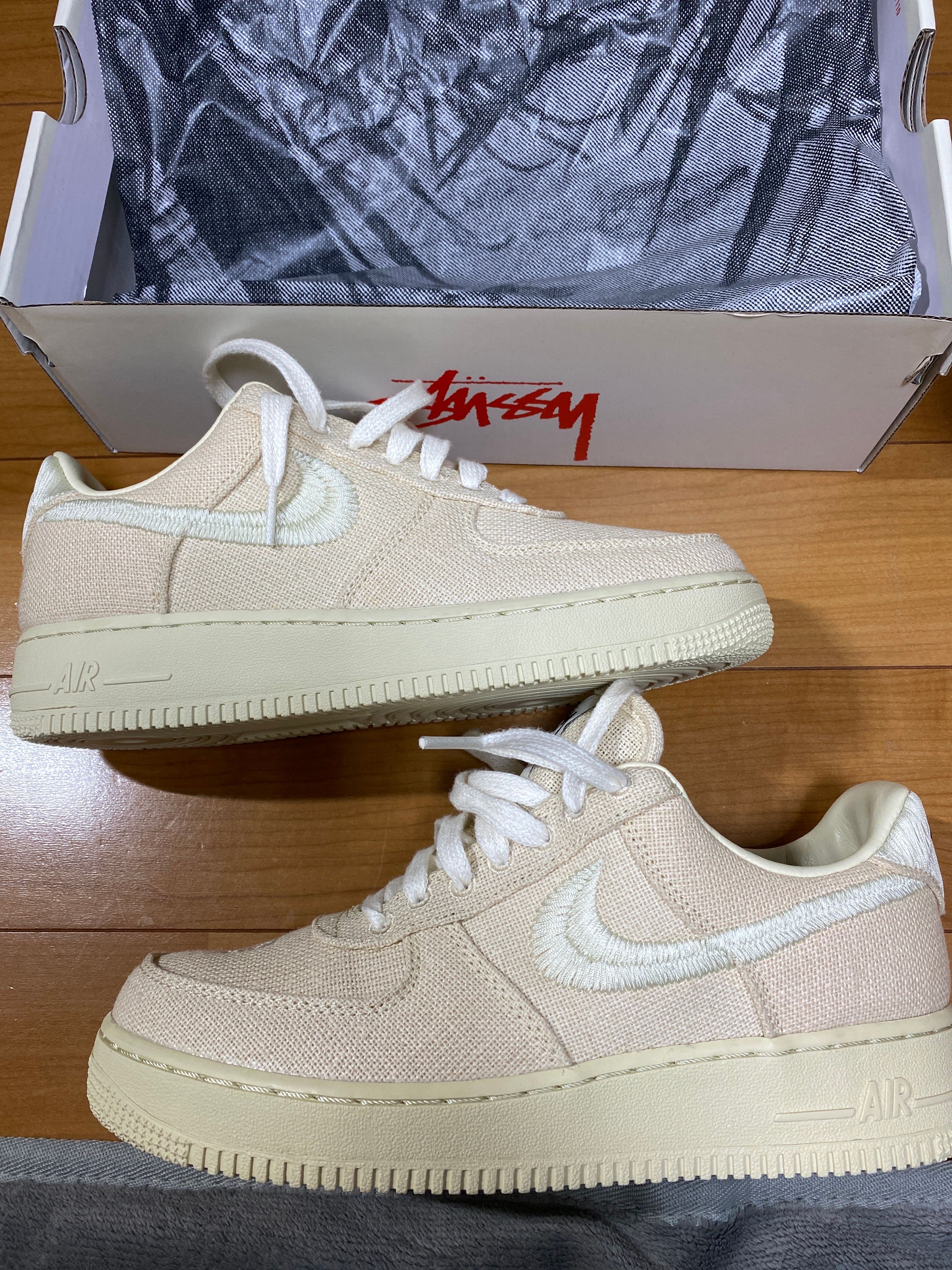 Stussy × Nike Air Force 1 Low "Fossil Stone"