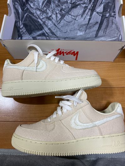 Stussy × Nike Air Force 1 Low "Fossil Stone"