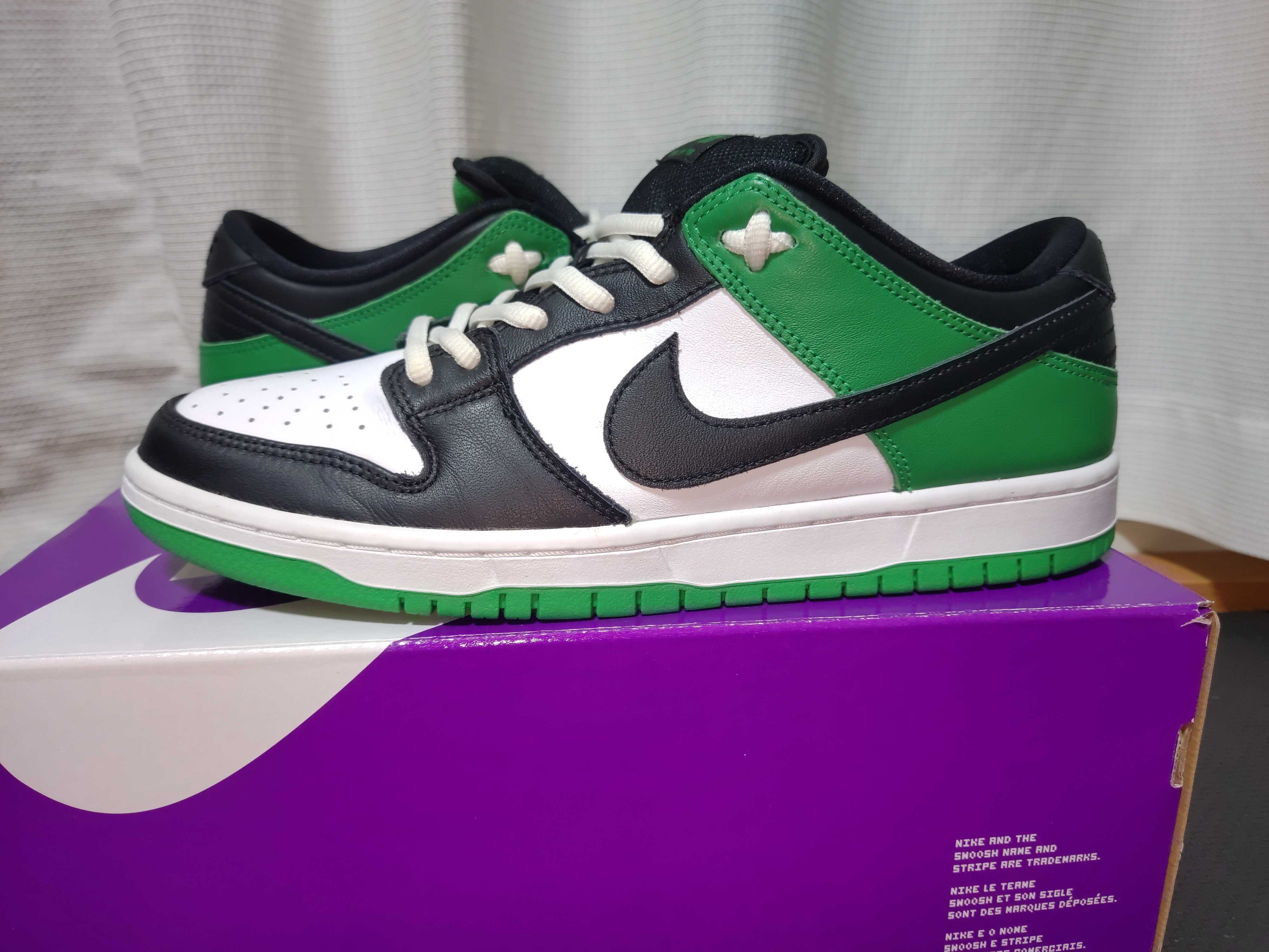 Nike SB Dunk Low Pro "Black and Classic Green"