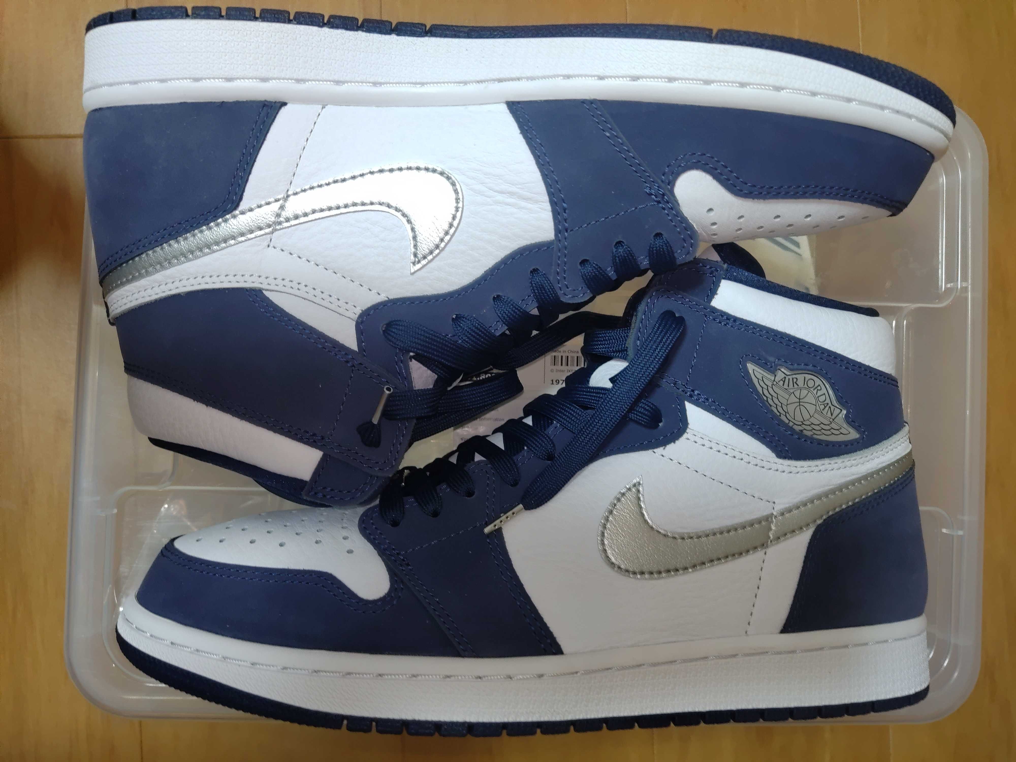 Nike Air Jordan 1 High OG CO.JP "White/Midnight Navy" (2020)(ブリーフケースなし)