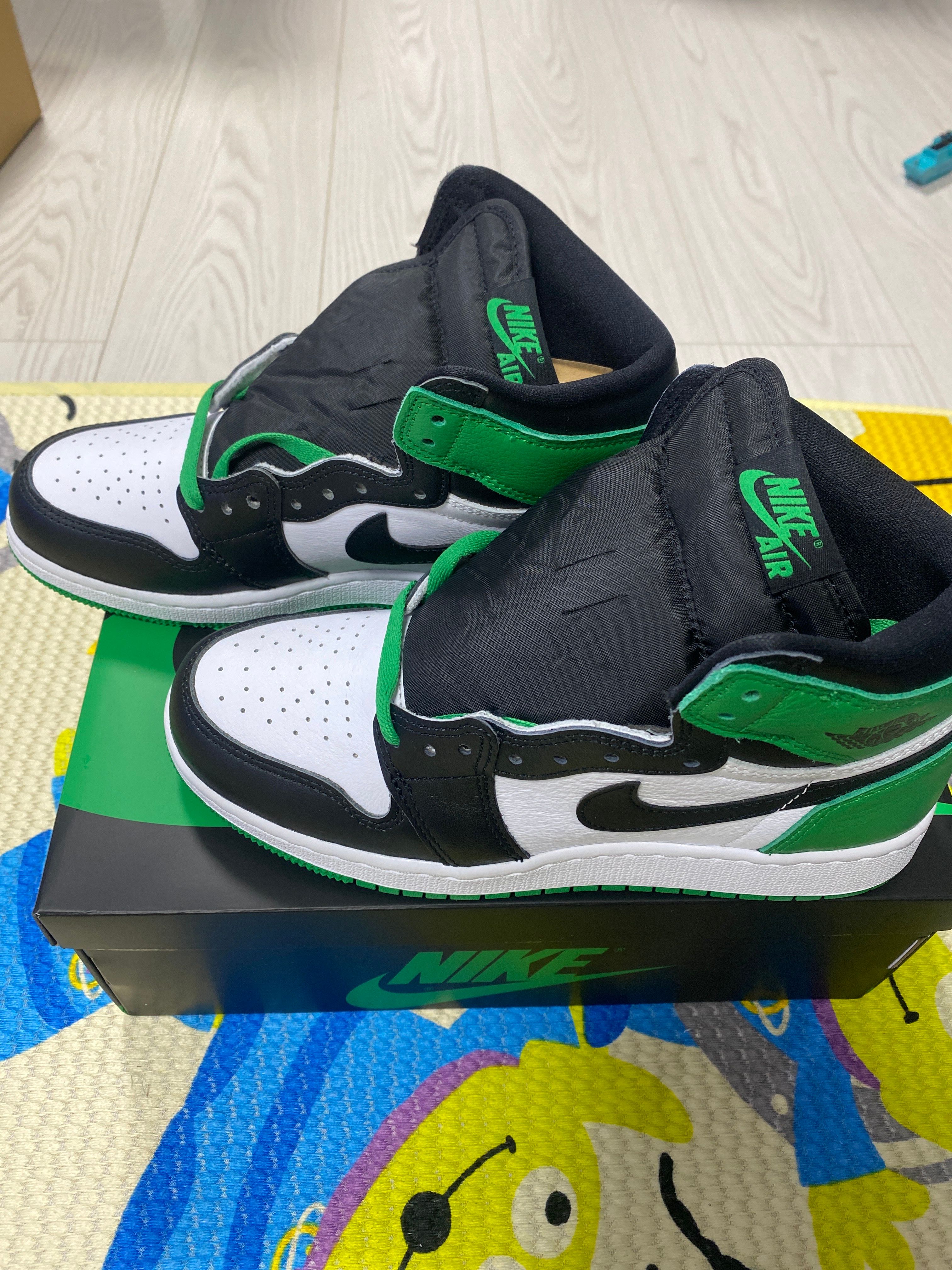 Nike GS Air Jordan 1 Retro High OG "Celtics/Black and Lucky Green" (2023)