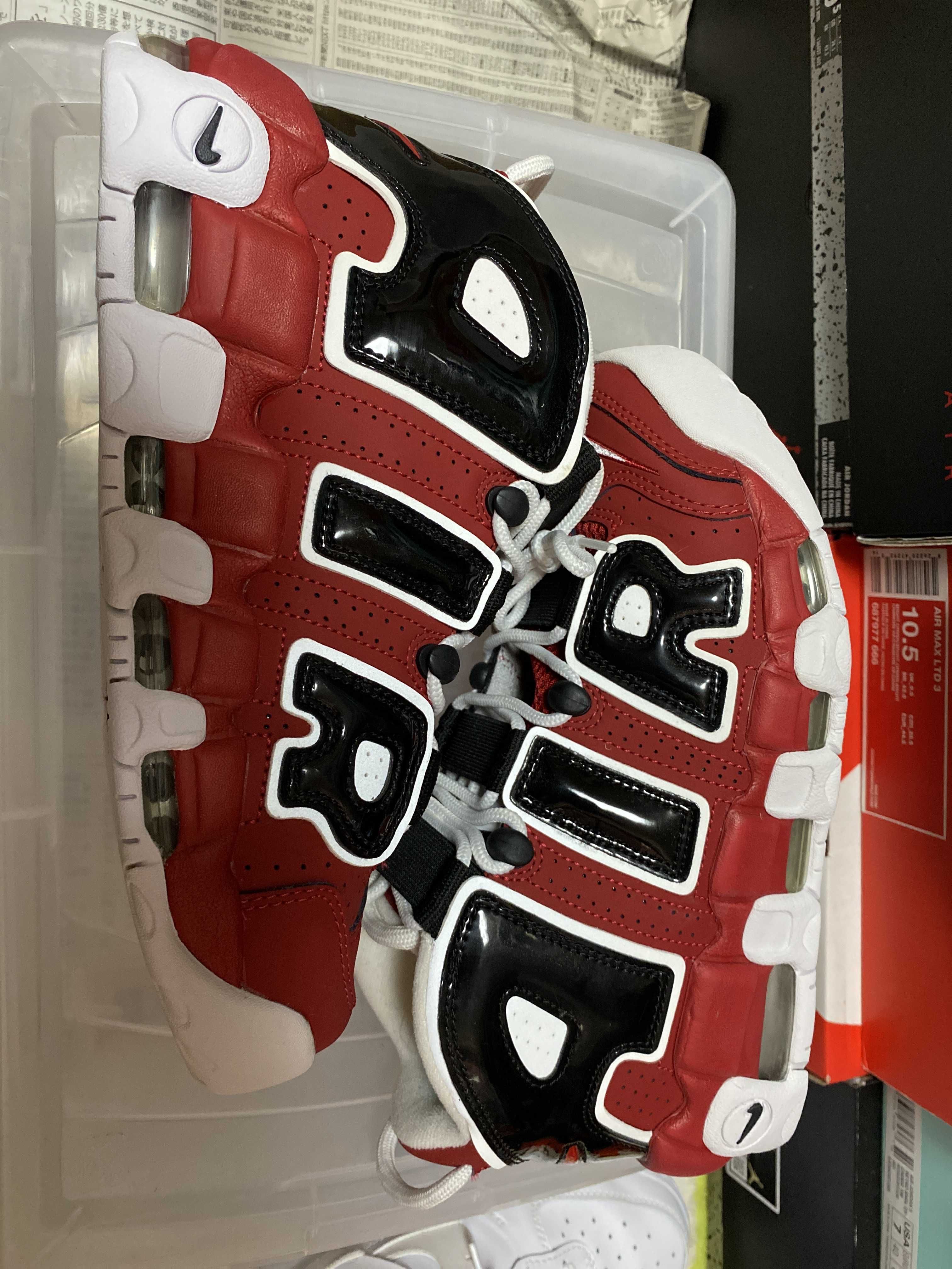 NIKE AIR MORE UPTEMPO ’96 "VARSITY RED/WHITE/BLACK"(2017)