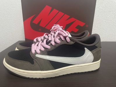 Travis Scott × Nike Air Jordan 1 Low OG SP-T "Black/Dark Mocha"