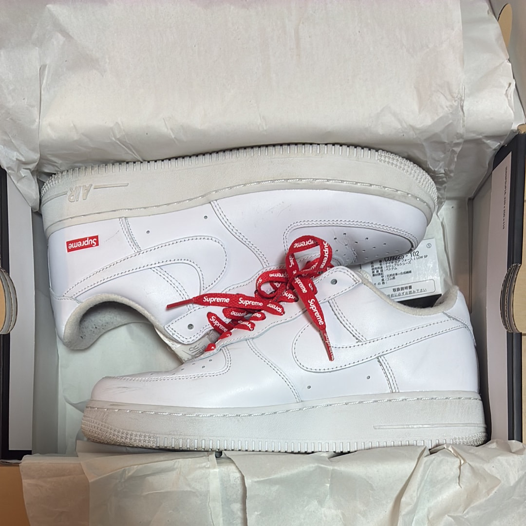 Supreme × Nike Air Force 1 Low "White"
