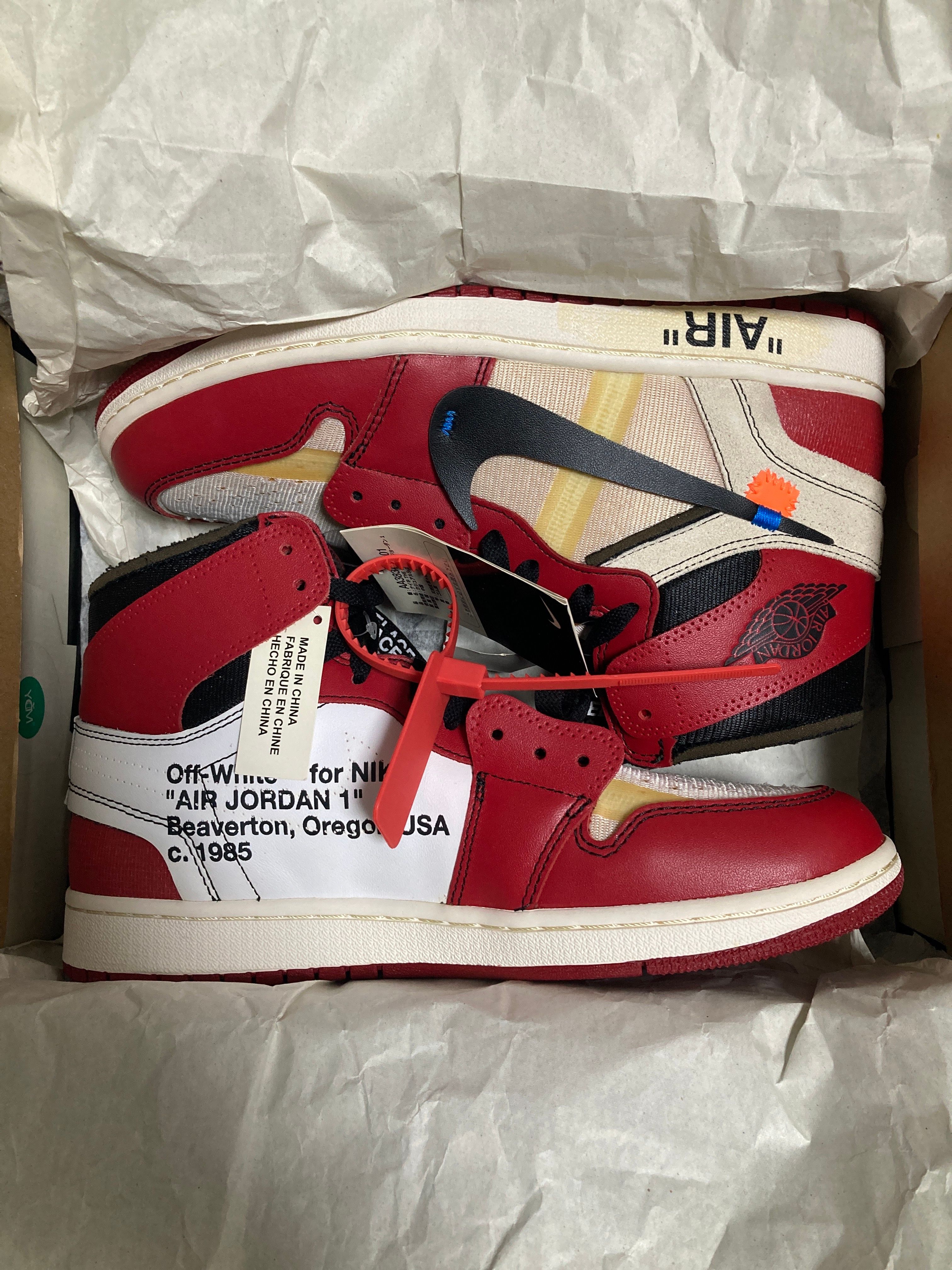 Off-White × Nike Air Jordan 1 Retro High The Ten "Chicago"