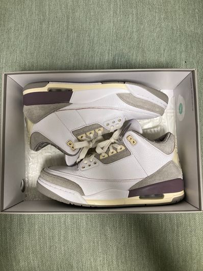 A Ma Maniere × Nike Women's Air Jordan 3 Retro SP "White/Medium Grey Violet Ore"