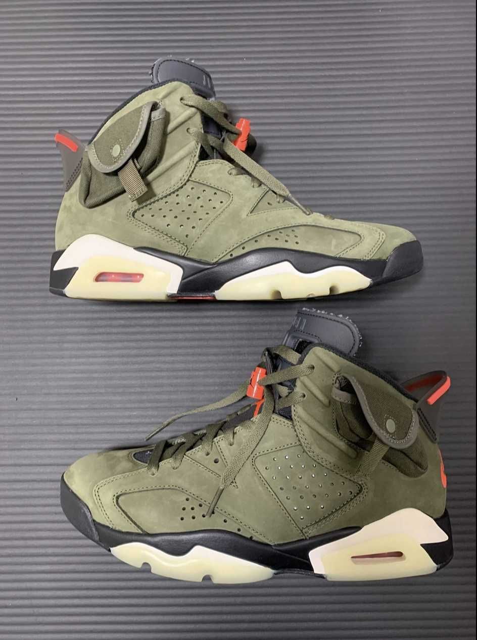 Travis Scott × Nike Air Jordan 6 Retro "Medium Olive"