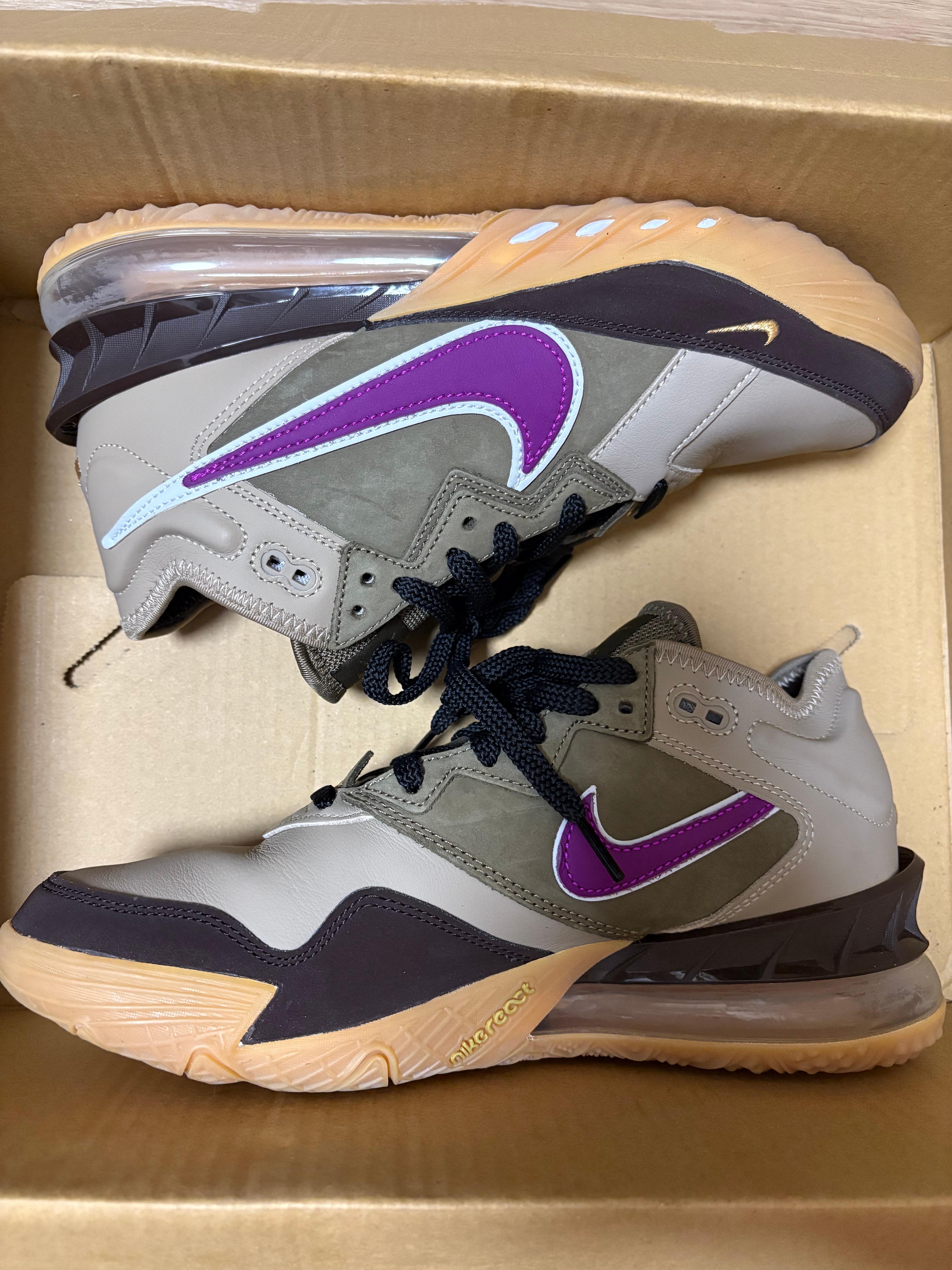 atmos × Nike LeBron 18 Low "Viotech"