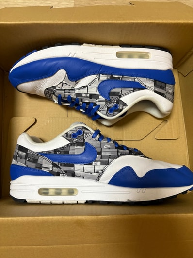 atmos × Nike Air Max 1 Blue "We Love Nike"