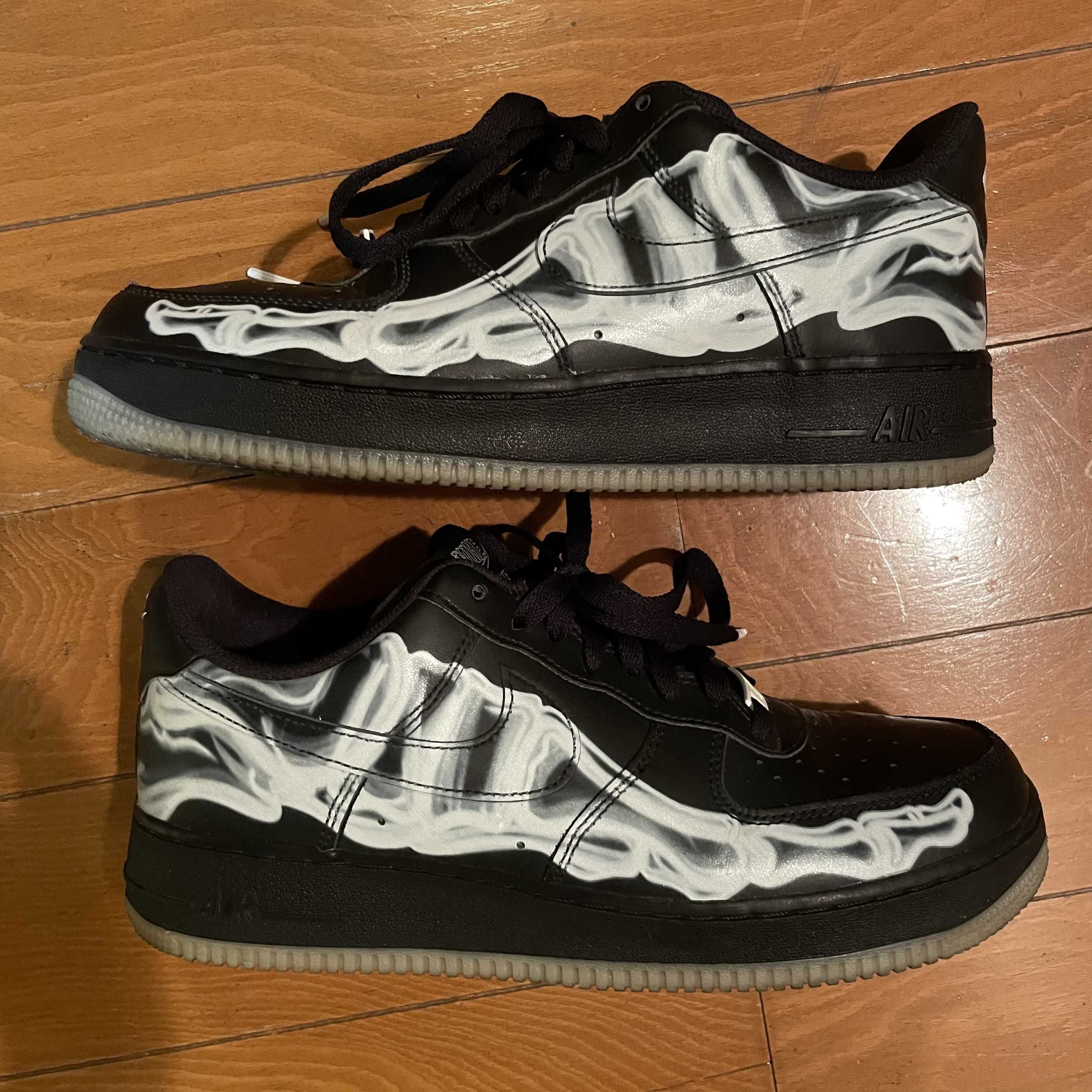 Nike Air Force 1 Low "Black Skeleton"