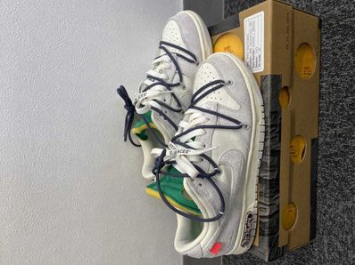 Off-White × Nike Dunk Low "Sail/Neutral Grey/Gridiron"