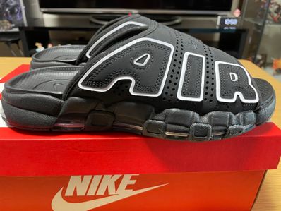 Nike Air More Uptempo Slide "Black" (DV2132-001/DV2137-001)