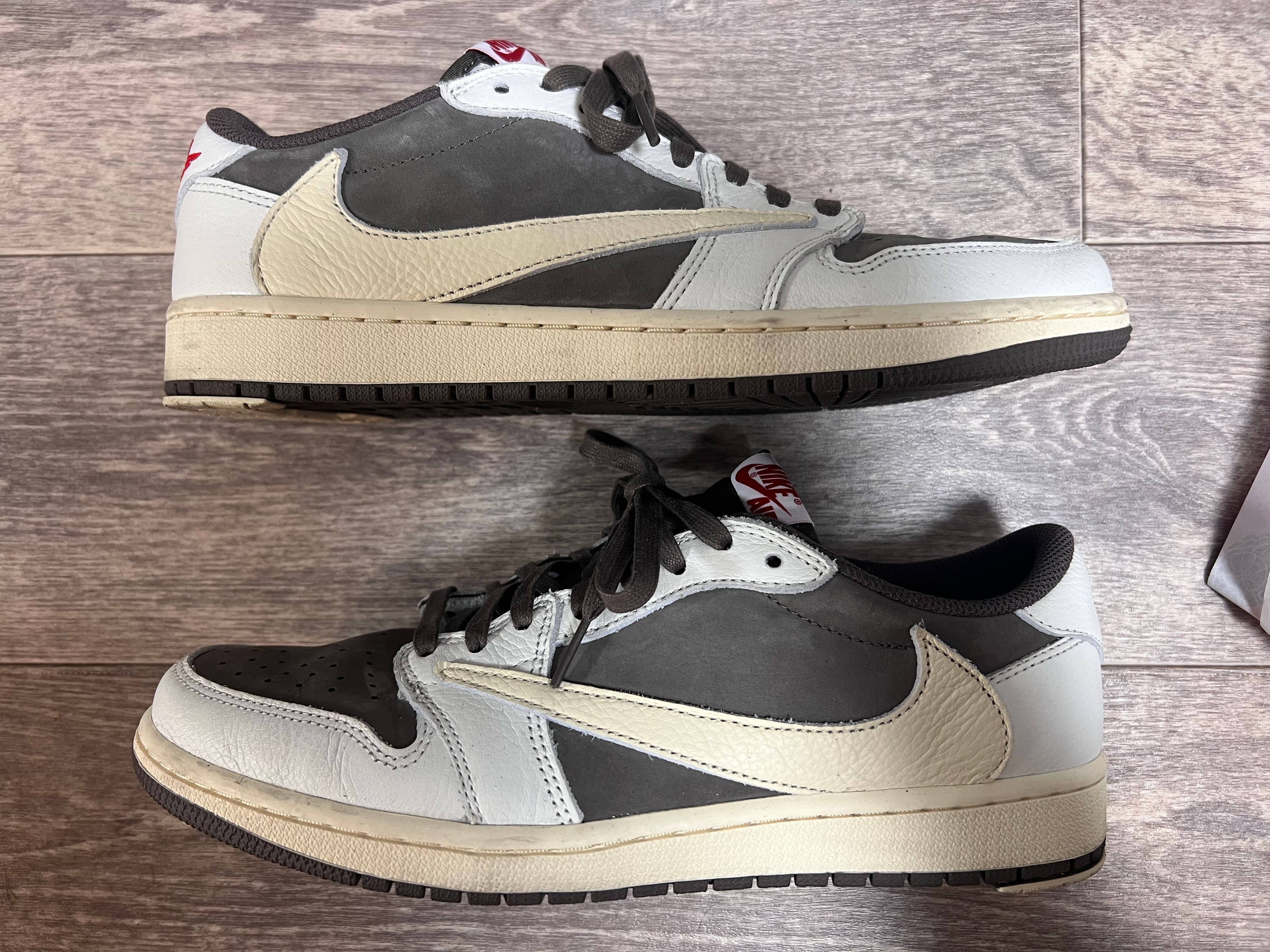 Travis Scott × Nike Air Jordan 1 Low OG SP "Reverse Mocha/Sail and Ridgerock"